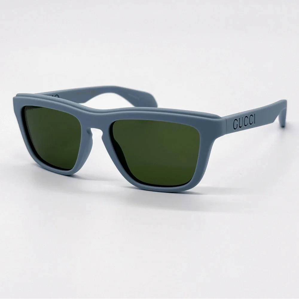 NEW GUCCI GG1571S 003 SQUARE BLUE GREEN MEN SUNGLASSES GUCCI